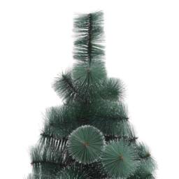 Berkfield Home Elegant Artificial Pre-lit Christmas Tree with Stand Green 180 cm PET - thumbnail 5