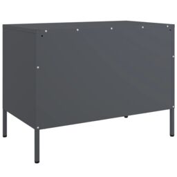 Berkfield Home TV Cabinets 2 pcs Anthracite 68x39x50.5 cm Steel - thumbnail 9