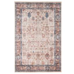 Kukoon Beige Traditional Flatwoven Living Room Area Rug Hallway Runner Mat in Cream - Size: 280 cm x 380 cm - thumbnail 1