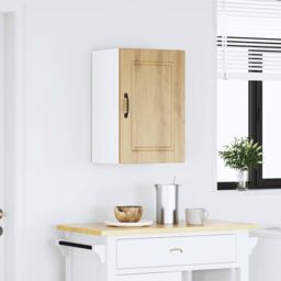 Berkfield Home Kitchen Wall Cabinet¬†Porto Artisan Oak Engineered Wood in Brown - thumbnail 3