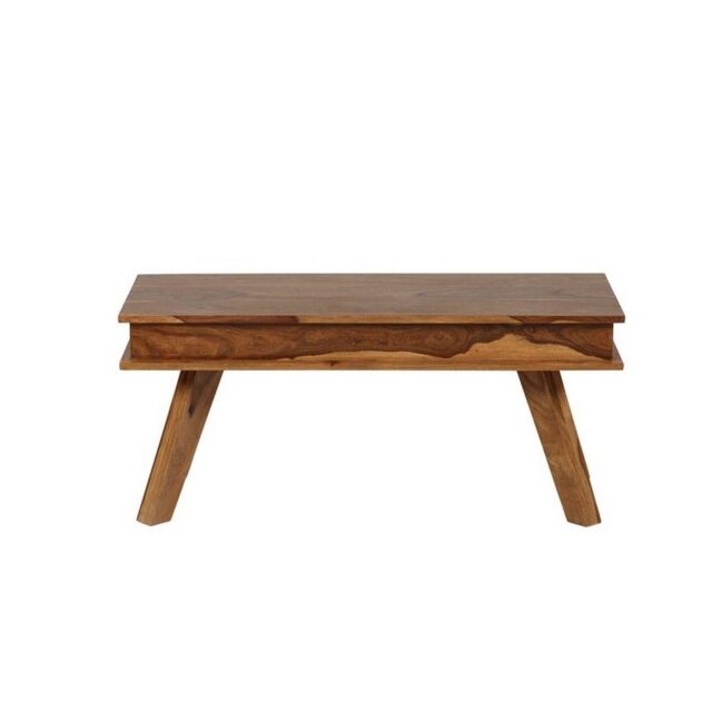 Indian Hub Jodhpur Sheesham Bench - Wood - L40 x W145 x H45 cm in Brown - image 1