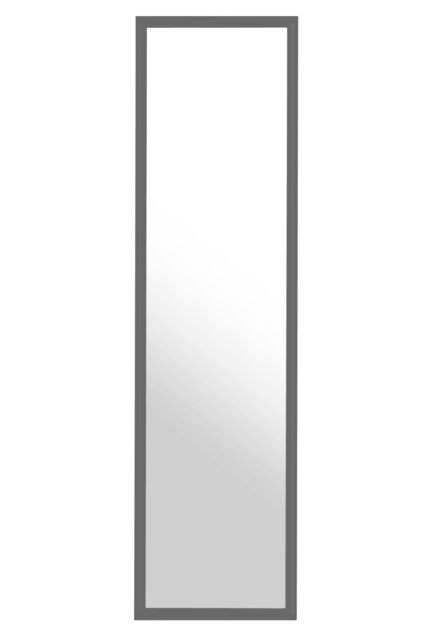 Orsina Versatile Over Door Plastic Frame Mirror, Sleek Mirror For Home, Durable Arched Mirror For Bedroom in Grey - image 1