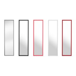 Orsina Versatile Over Door Plastic Frame Mirror, Sleek Mirror For Home, Durable Arched Mirror For Bedroom in Grey - thumbnail 5