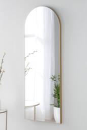 Yearn Mirrors Minimal Arch Gold Dressing Mirror 120x45cm - Size: 120x45 cm - thumbnail 1