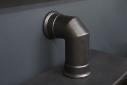 Adam Fires & Fireplaces Adam Oak Beam, Hearth & Stove Pipe Set - thumbnail 4