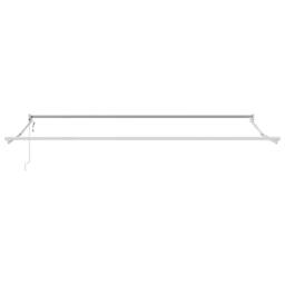Berkfield Home Manual Retractable Awning with LED Green & White 400x350 cm - thumbnail 7