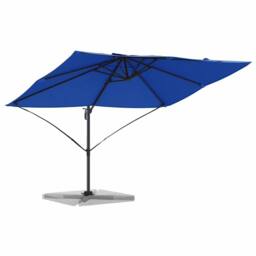 Berkfield Home Modern Azure Blue Cantilever Umbrella Azure Blue - thumbnail 1