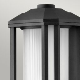 Netlighting Hinkley Castelle Outdoor 1 Light Medium Wall Lantern Black IP44 - thumbnail 2