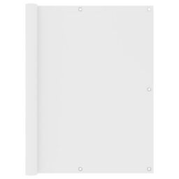 Berkfield Home Balcony Screen White 120x500 cm Oxford Fabric - thumbnail 1