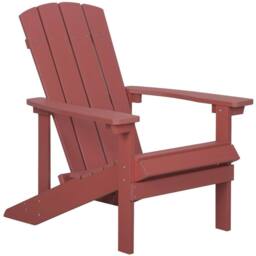Wyld and Coco Red Weatherproof Garden Chair Modern Style - thumbnail 2