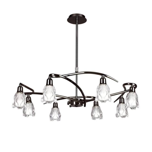Netlighting Amel Telescopic 8 Light L1SGU10 Black Chrome - image 1