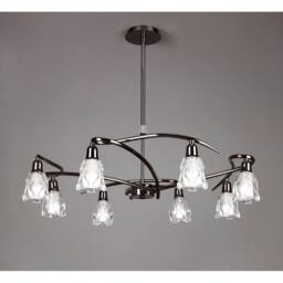 Netlighting Amel Telescopic 8 Light L1SGU10 Black Chrome - thumbnail 2