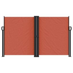 Berkfield Home Retractable Side Awning Terracotta 140x1000 cm in Orange - thumbnail 3