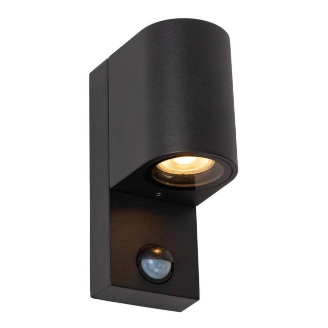 Netlighting Lucide ZARO IR Wall spotlight Outdoor 1xGU10 IP65 Black - image 1
