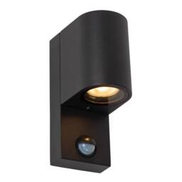 Netlighting Lucide ZARO IR Wall spotlight Outdoor 1xGU10 IP65 Black - thumbnail 1