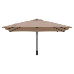 Berkfield Home Garden Parasol Taupe 248, 5 x 247, 5 x 119 cm Fabric - thumbnail 4