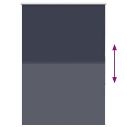 Berkfield Home Roller Blind Blackout Marine 90x150 cm Fabric Width 85.7 cm Polyester in Blue - thumbnail 5