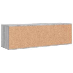 Berkfield Home TV Cabinet Grey Sonoma 120x34x37 cm Engineered Wood - Size: 120 x 34 x 37 cm - thumbnail 6