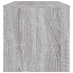 Berkfield Home TV Cabinet Grey Sonoma 120x34x37 cm Engineered Wood - Size: 120 x 34 x 37 cm - thumbnail 5
