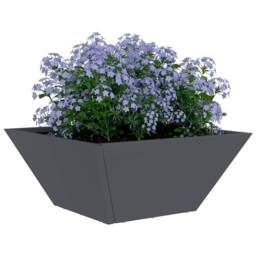 Berkfield Home Gorgeous 5 pcs Anthracite 35 x 35 x 15 cm Steel in Dark Grey