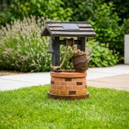 Garden Greatness Solar Wishing Well Garden Water Feature - thumbnail 1