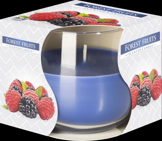 KDMD Scented Glass Jar Candle - Forest Fruits in Blue