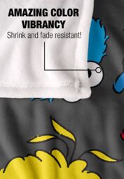 Sesame Street Characters All Around Silky Touch Super Soft Throw Blanket 152 X 127 cm in White - thumbnail 4