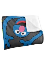 Sesame Street Characters All Around Silky Touch Super Soft Throw Blanket 152 X 127 cm in White - thumbnail 3