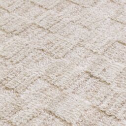 The Rug Shop UK Natural Modern Abstract Polyester Cotton Backing Area Rug - Size: 200 cm x 300 cm - thumbnail 2