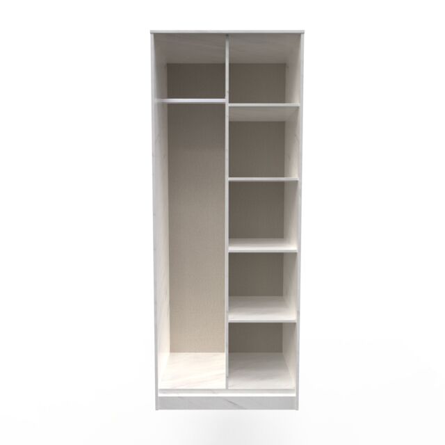 Ready Assembled 2 U Fuji Open Wardrobe (Ready Assembled) in Off-White - image 1