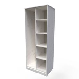Ready Assembled 2 U Fuji Open Wardrobe (Ready Assembled) in Off-White - thumbnail 3