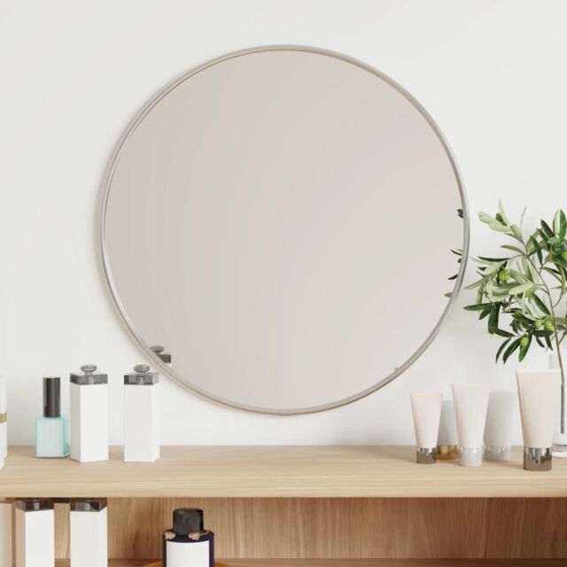 Berkfield Home Wall Mirror Silver √ò 40 cm Round - image 1