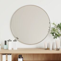 Berkfield Home Wall Mirror Silver √ò 40 cm Round
