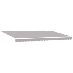 Berkfield Home Manual Retractable Awning with LED Light Grey 500x300 cm - thumbnail 2