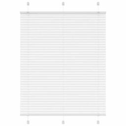 Berkfield Home Pleated Blind White 105x100 cm Fabric Width 104.4 cm Polyester - thumbnail 2