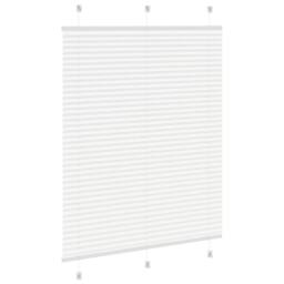 Berkfield Home Pleated Blind White 105x100 cm Fabric Width 104.4 cm Polyester - thumbnail 4