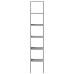 Berkfield Home Durable Bookcases 2 pcs Stackable Concrete Grey 30x30x80 cm Engin - Size: 30 x 30 x 80 cm - thumbnail 4
