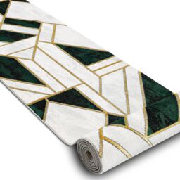 RugsX Exclusive Emerald Runner in Green - Size: 120 cm x 410 cm - thumbnail 3