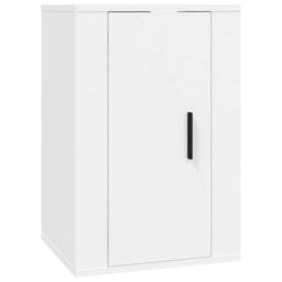 Berkfield Home 3 Piece TV Cabinet Set White Engineered Wood - thumbnail 5