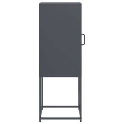 Berkfield Home Sideboard Anthracite 36x39x107 cm Cold-rolled Steel in Dark Grey - Size: 36 x 39 x 107 cm - thumbnail 6