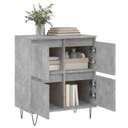 Berkfield Home Sideboard Concrete Grey 60x35x70 cm Engineered Wood - Size: 60 x 35 x 70 cm - thumbnail 4
