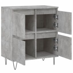 Berkfield Home Sideboard Concrete Grey 60x35x70 cm Engineered Wood - Size: 60 x 35 x 70 cm - thumbnail 6