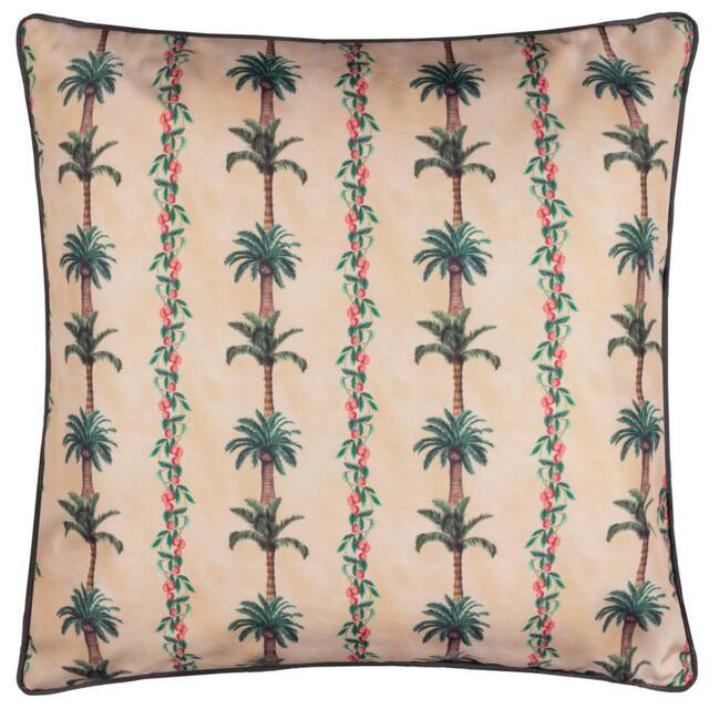 Furn Monkey Palm Striped Outdoor Cushion in Natural - Size: 45 cm x 45 cm - image 1