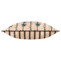 Furn Monkey Palm Striped Outdoor Cushion in Natural - Size: 45 cm x 45 cm - thumbnail 3