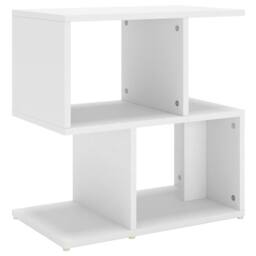 Berkfield Home Elegant Bedside Cabinet White 50x30x51.5 cm Engineered Wood - thumbnail 3