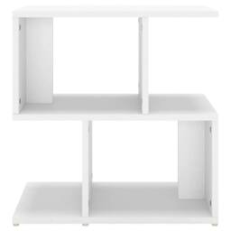 Berkfield Home Elegant Bedside Cabinet White 50x30x51.5 cm Engineered Wood - thumbnail 5