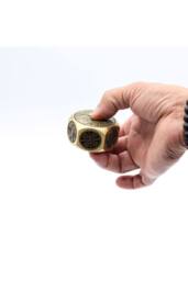 KDMD Feng Shui Dragon Dice for Power & Wealth-Prosperity in Gold - thumbnail 3