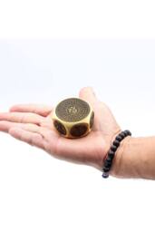 KDMD Feng Shui Dragon Dice for Power & Wealth-Prosperity in Gold - thumbnail 4