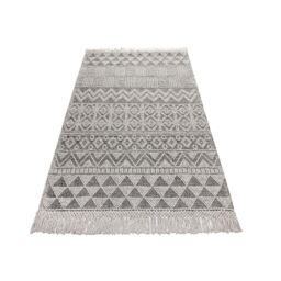 The Rug Shop UK Grey Handmade Modern Geometric Kilim Easy To Clean Area Rug - Size: 200 cm x 280 cm - thumbnail 7