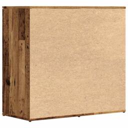Berkfield Home Sideboard Old Wood 80x36x75 cm Engineered Wood in Brown - Size: 80 x 36 x 75 cm - thumbnail 7